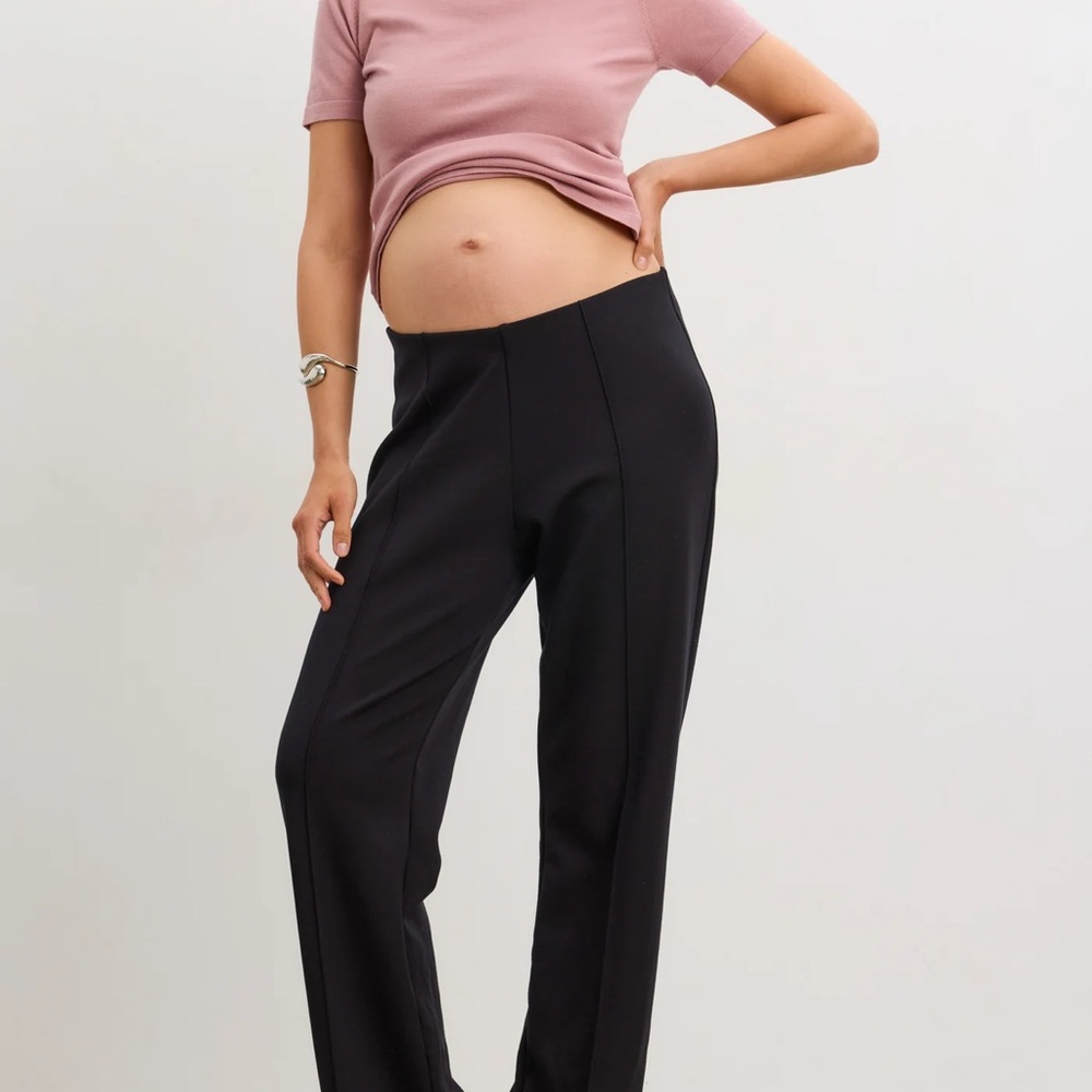 Hatch - Maternity - The Seamed Stretch Straight-Leg Work Pant